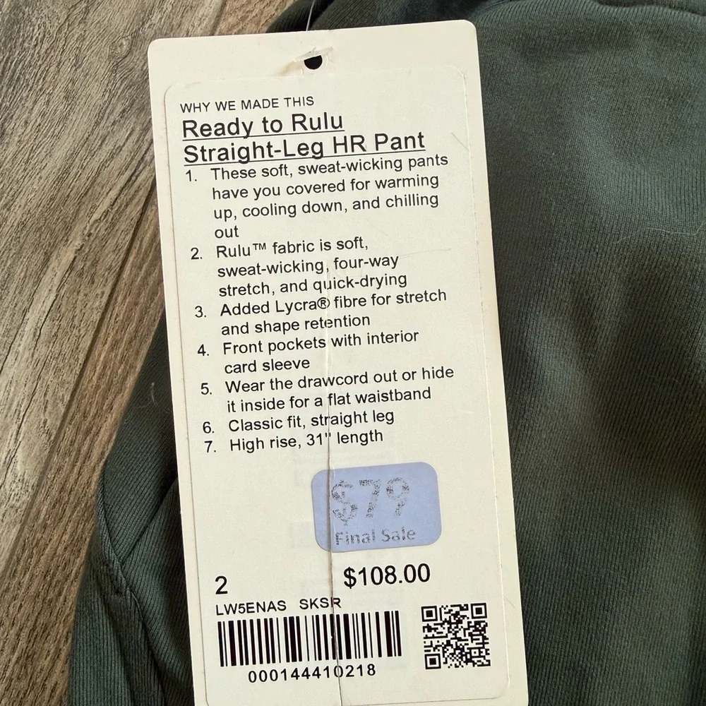 lululemon athletica Ready to Rulu Straight Leg Pant - Picture 4 of 6